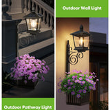 Solar Powered Flower Pot Decorative Light