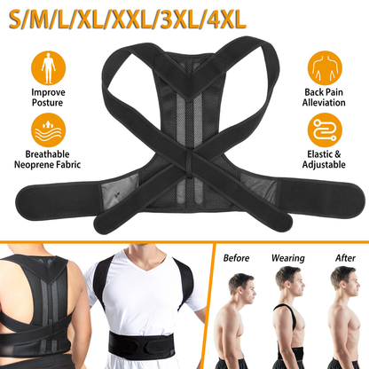Unisex Back Posture Corrector Lumbar Support