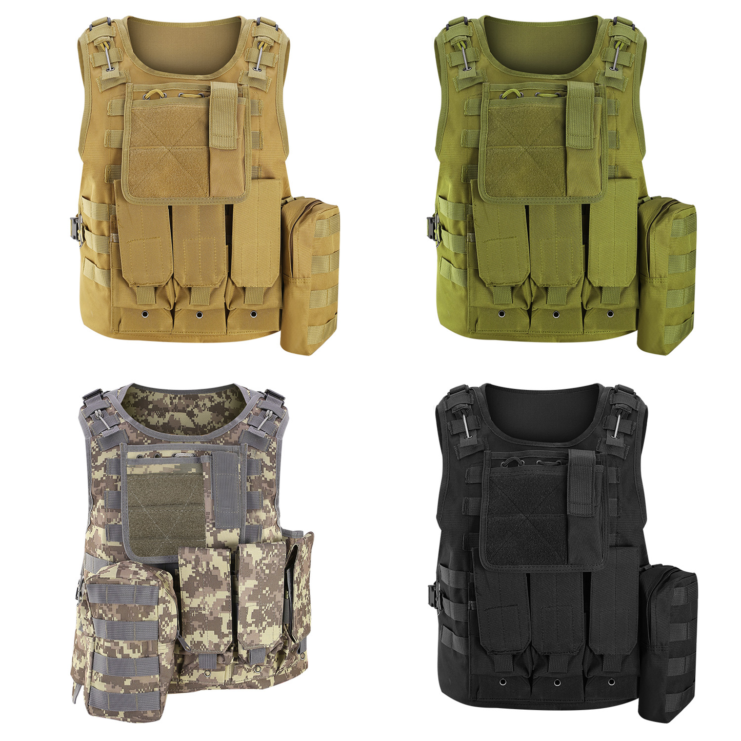 Adult Tactical Vest for Airsoft and Paintball