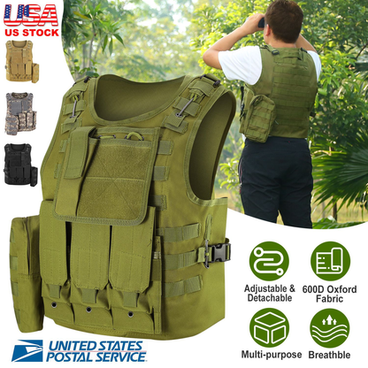 Adult Tactical Vest for Airsoft and Paintball
