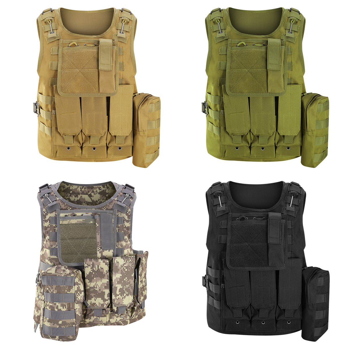 Adult Tactical Vest for Airsoft and Paintball