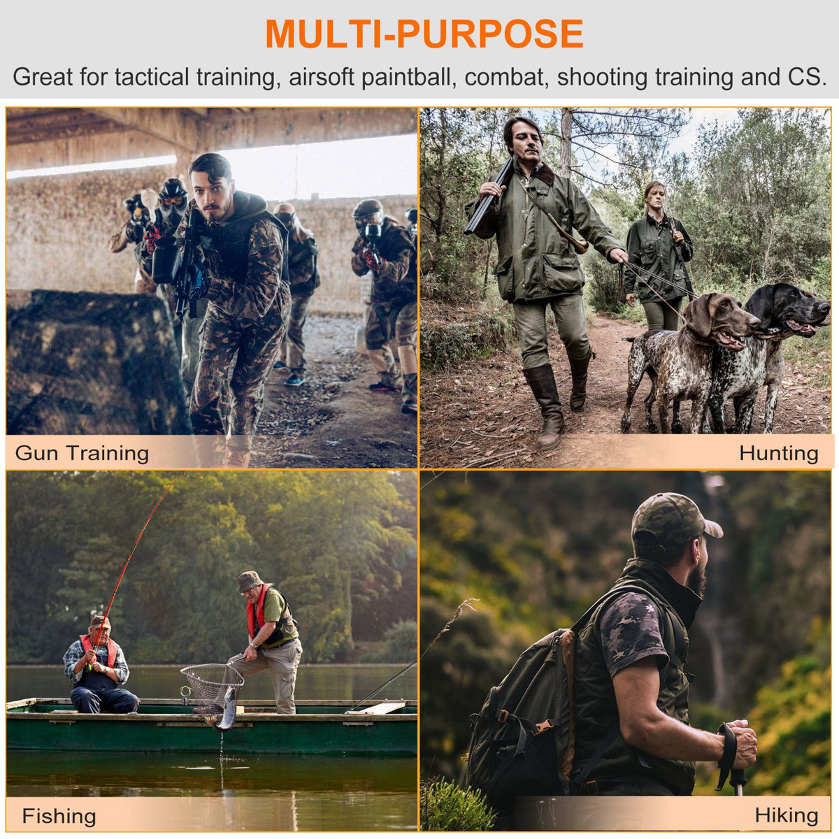 Adult Tactical Vest for Airsoft and Paintball
