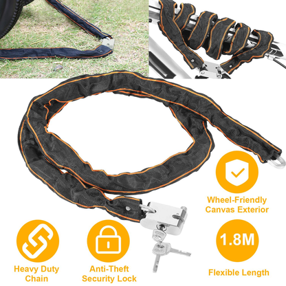 1.8M Heavy-Duty Bike Chain Lock