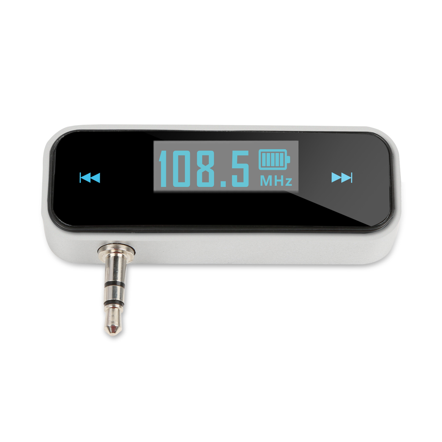 Wireless FM Transmitter for 3.5mm Audio Devices
