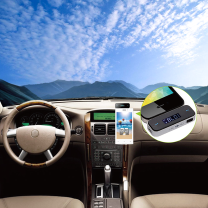 Wireless FM Transmitter for 3.5mm Audio Devices