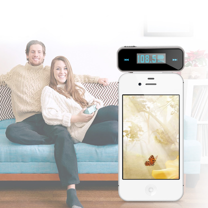 Wireless FM Transmitter for 3.5mm Audio Devices