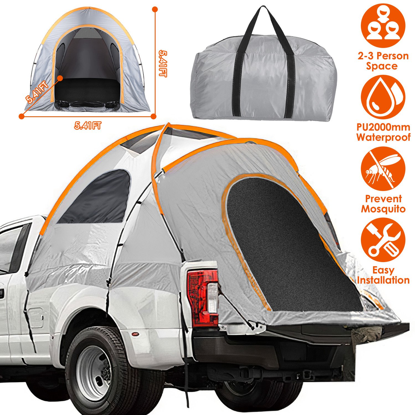 Waterproof Truck Bed Camping Tent