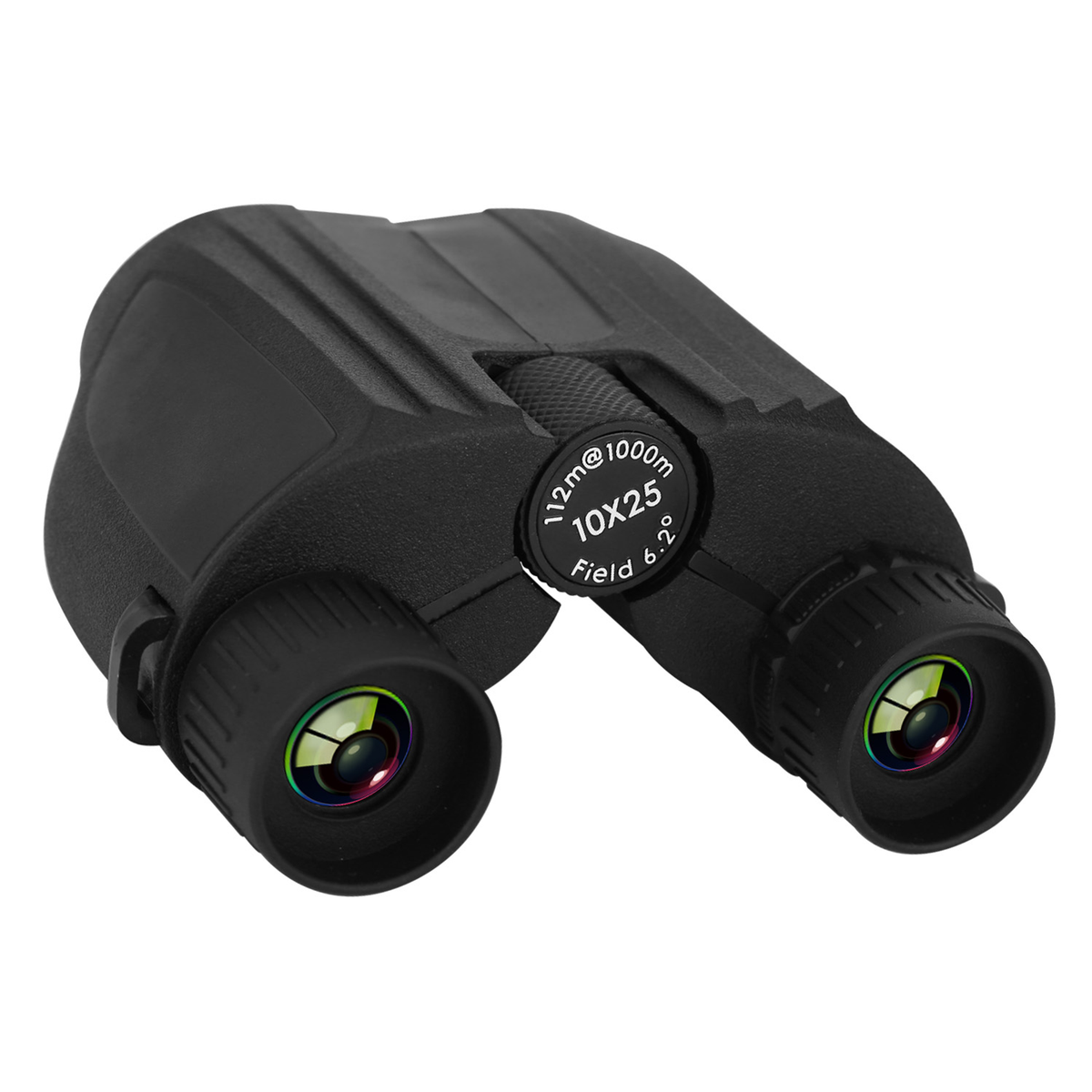10x25 Zoom Binoculars with Neck Strap, Lightweight
