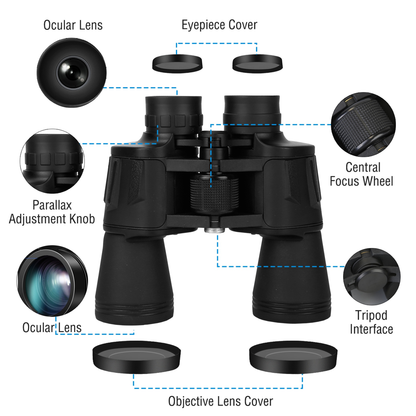 20x50 Binoculars Waterproof High Power