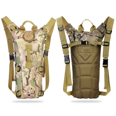 Tactical Hydration Pack with 3L Water Bladder, Military Green