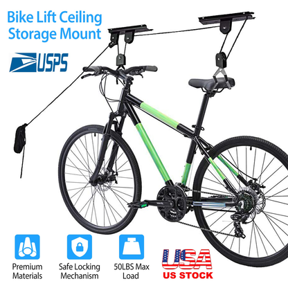 Bike Lift Ceiling Storage Hoist