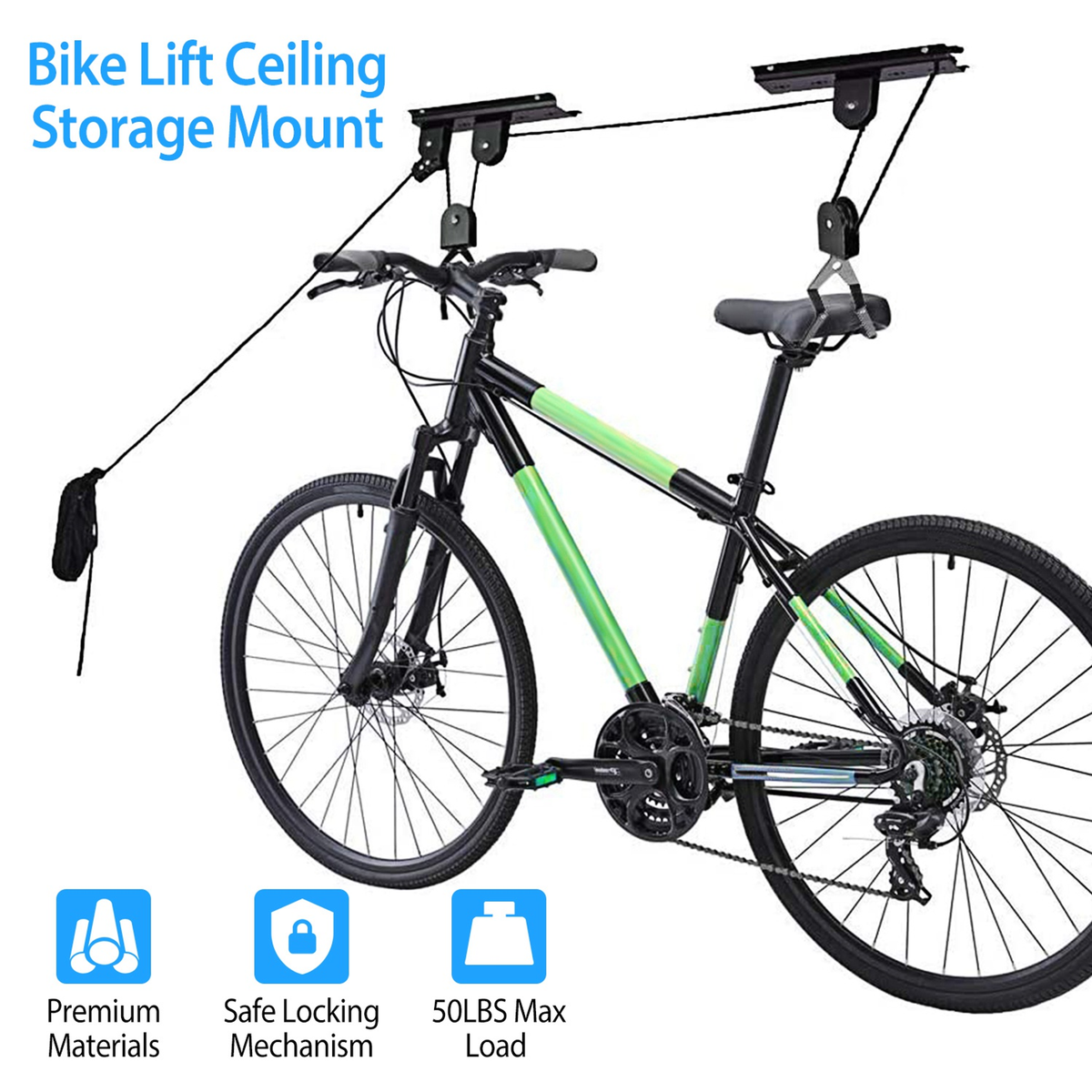 Bike Lift Ceiling Storage Hoist