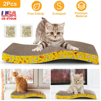 2Pcs Cat Scratcher Pads