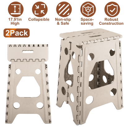 Folding Step Stool 2-Pack