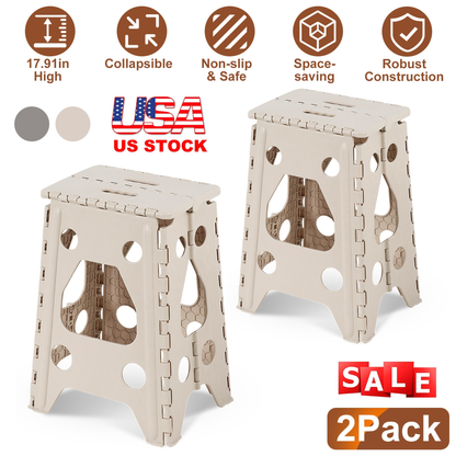 Folding Step Stool 2-Pack