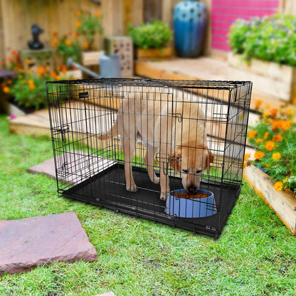 36inches Dogs Crate Folding Metal Pets Crates