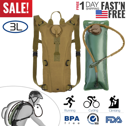 Tactical Hydration Pack 3L, Khaki