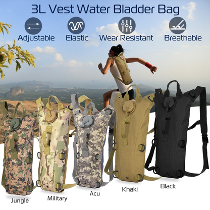 Tactical Hydration Pack 3L, Khaki