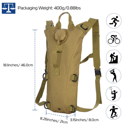Tactical Hydration Pack 3L, Khaki