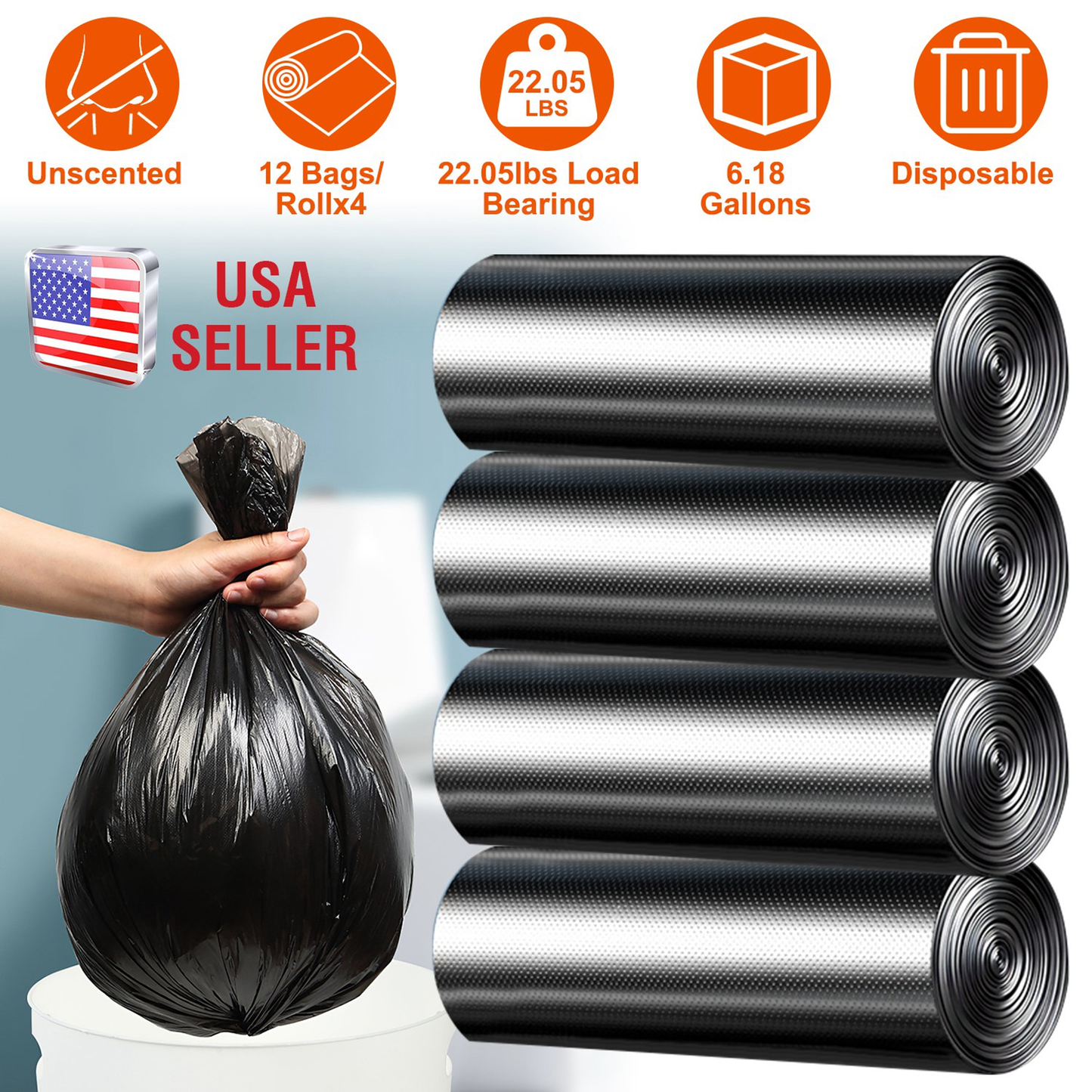 Portable Folding Camping Toilet and Storage Bucket