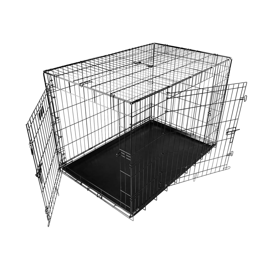 48inches Dogs Crate Folding Metal Pets