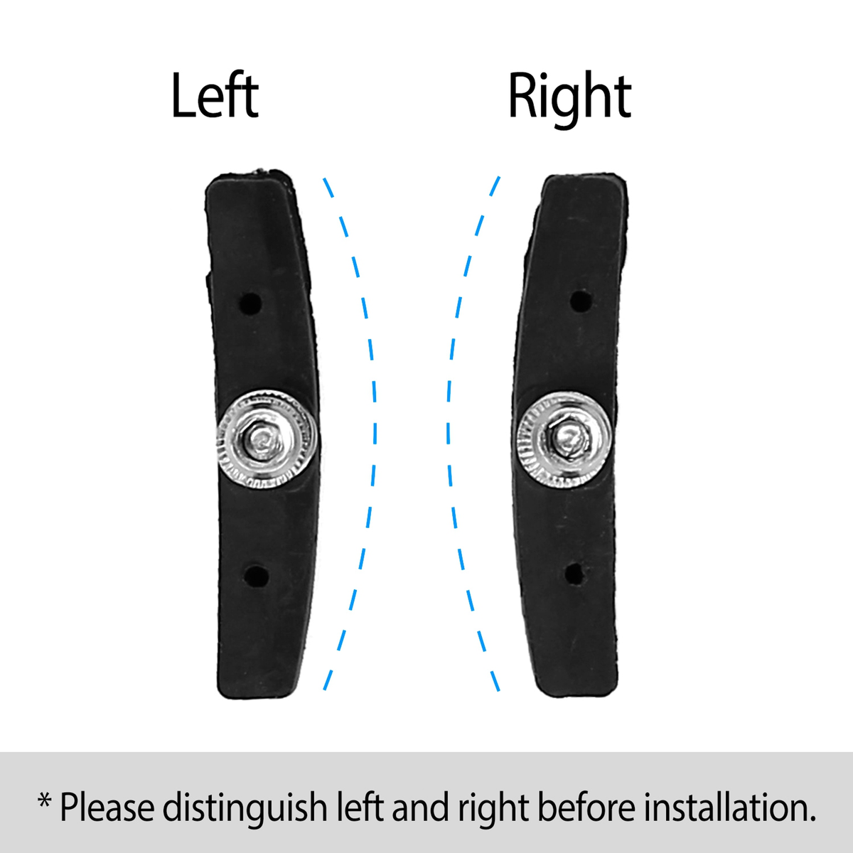 5 Pairs V-Brake Bike Brake Pads