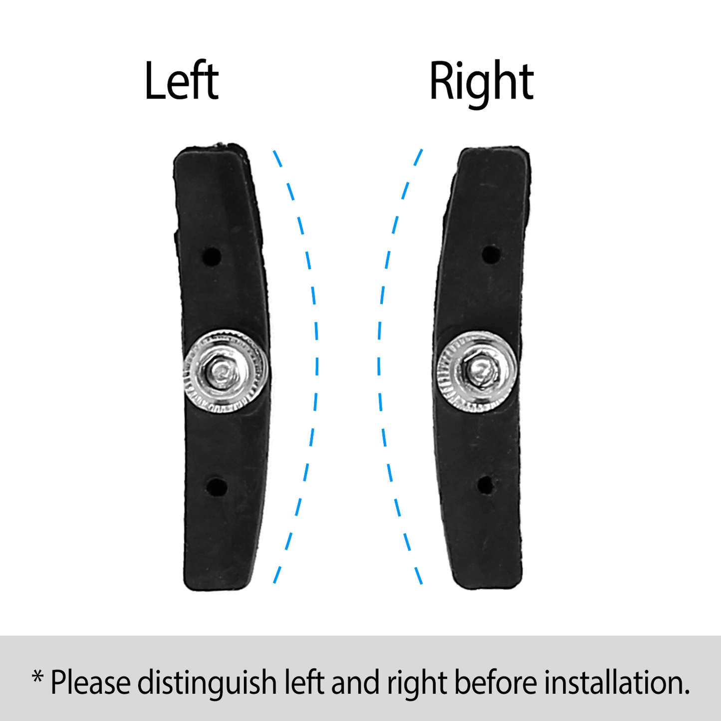 5 Pairs V-Brake Bike Brake Pads