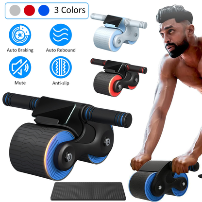 Automatic Rebound AB Roller Wheel with Phone Holder
