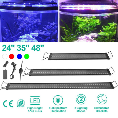 LED Aquarium Light Multi-Color Full Spectrum