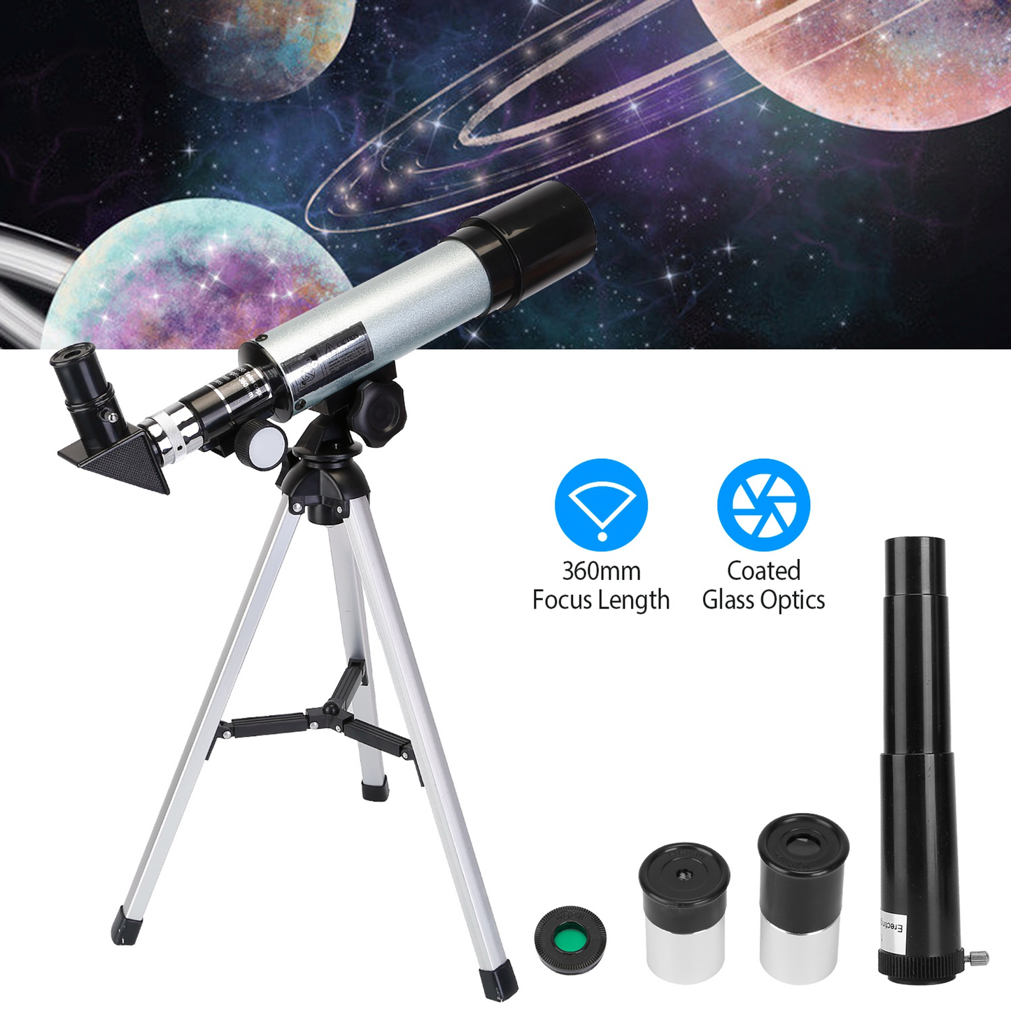 Astronomical Telescope 90x with Tripod