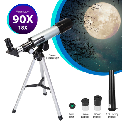 Astronomical Telescope 90x with Tripod