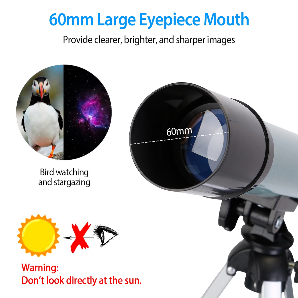 Astronomical Telescope 90x with Tripod