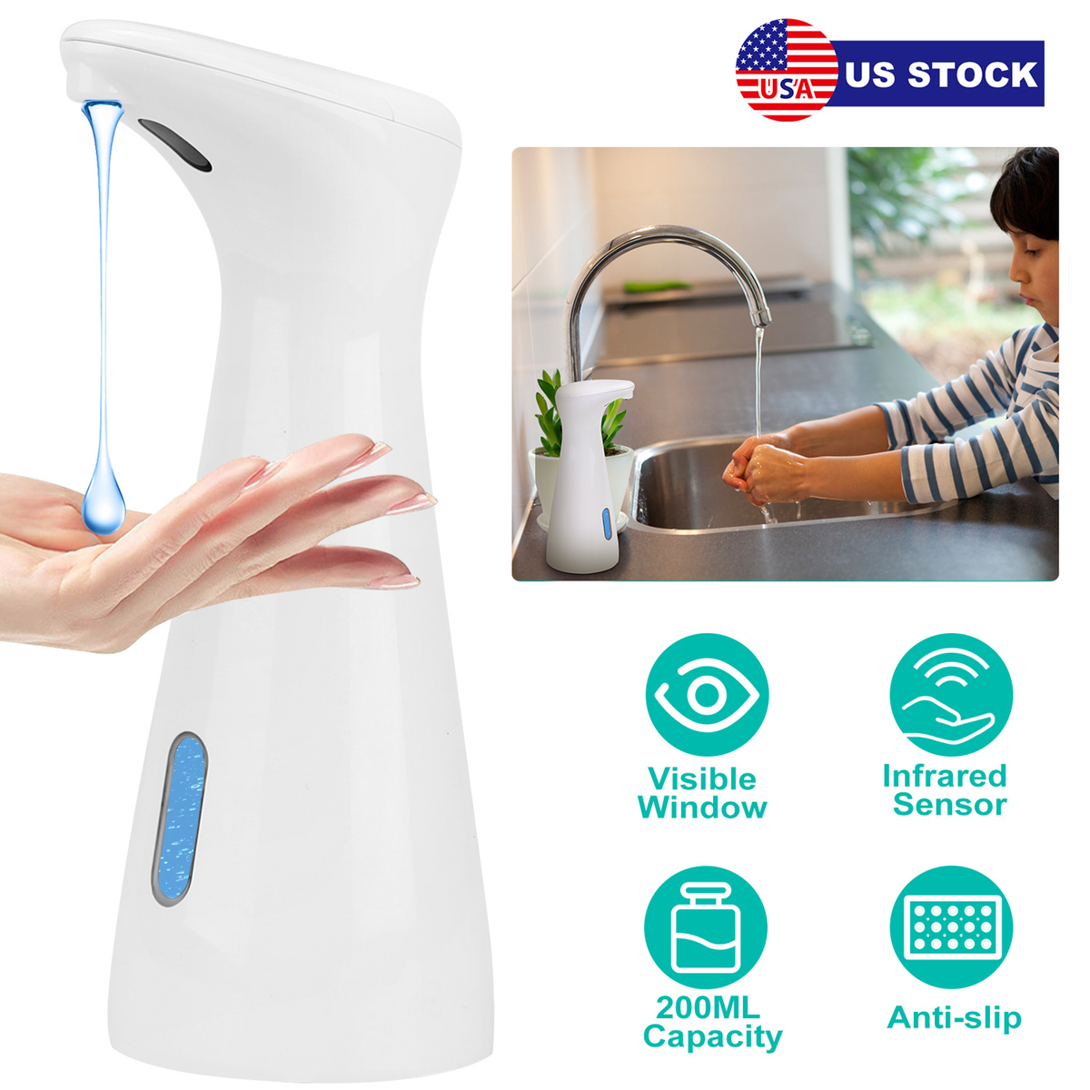 Automatic Touchless Sensor Soap Dispenser