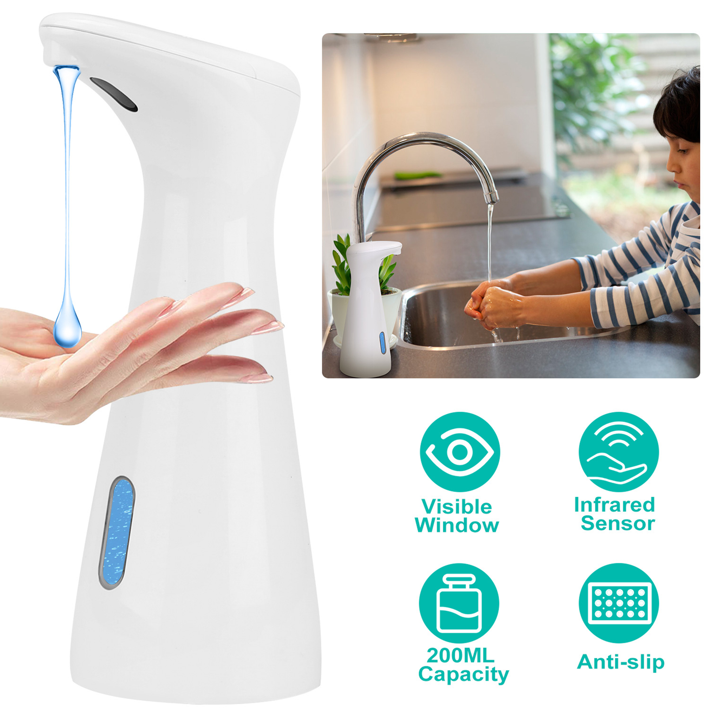 Automatic Touchless Sensor Soap Dispenser