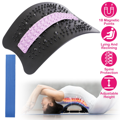 Adjustable Back Stretcher for Lower Lumbar Support
