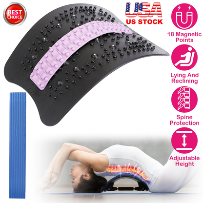 Adjustable Back Stretcher for Lower Lumbar Support