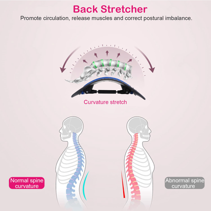 Adjustable Back Stretcher for Lower Lumbar Support