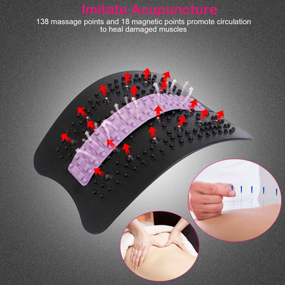 Adjustable Back Stretcher for Lower Lumbar Support