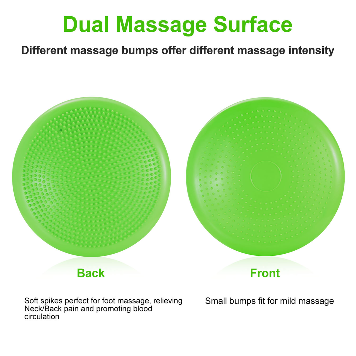 Inflatable Stability Balance Disc - Green