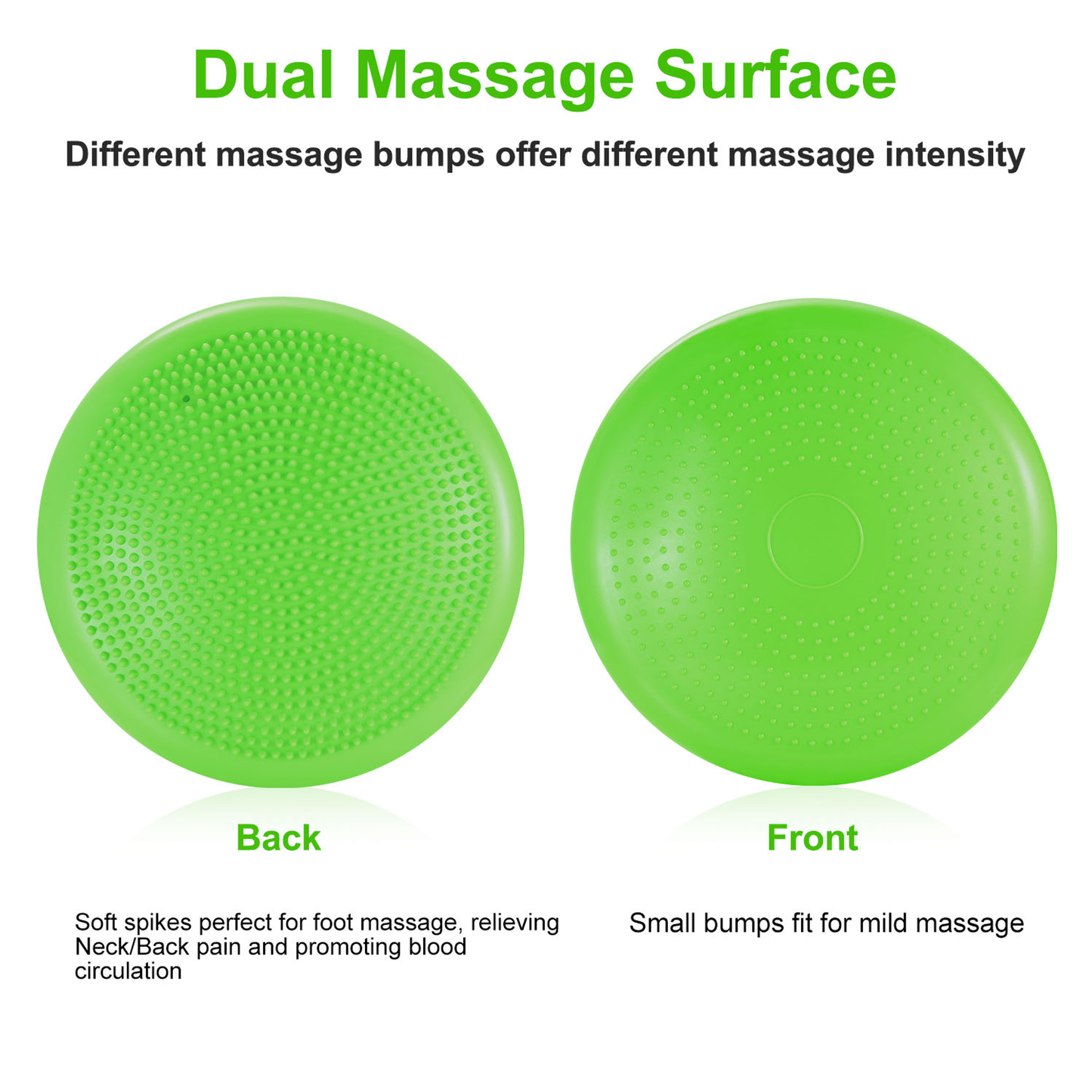 Inflatable Stability Balance Disc - Green