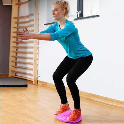 Inflatable Balance Disc Wobble Cushion (Hot Pink)