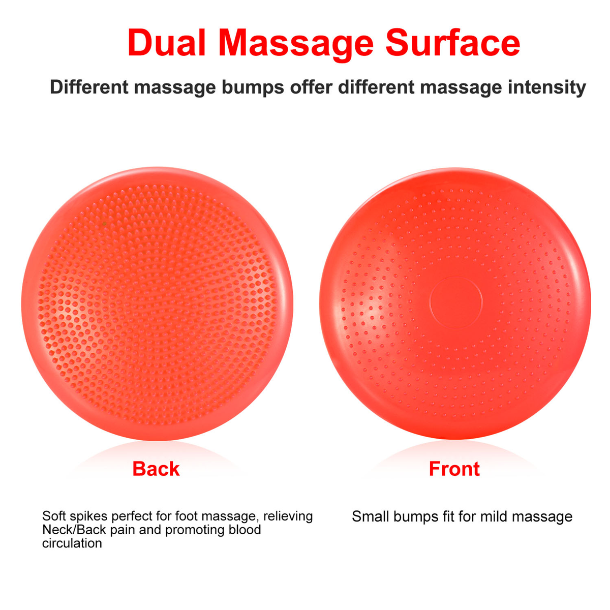 Inflatable Stability Balance Disc - Red