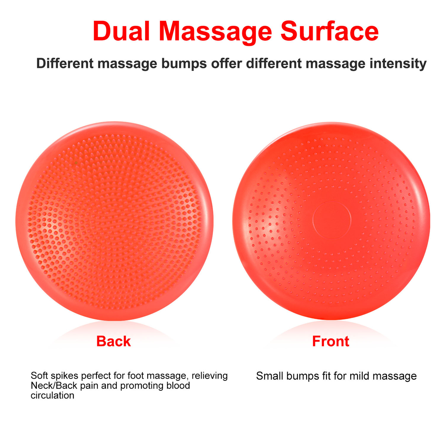 Inflatable Stability Balance Disc - Red
