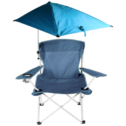 Foldable Portable Beach Chair - Blue