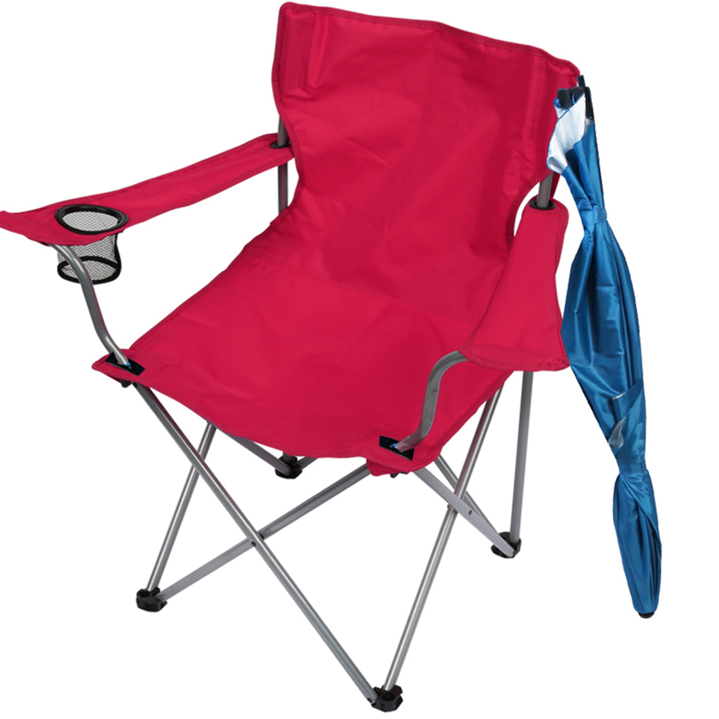 Foldable Beach Canopy Chair with UV Shade Umbrella