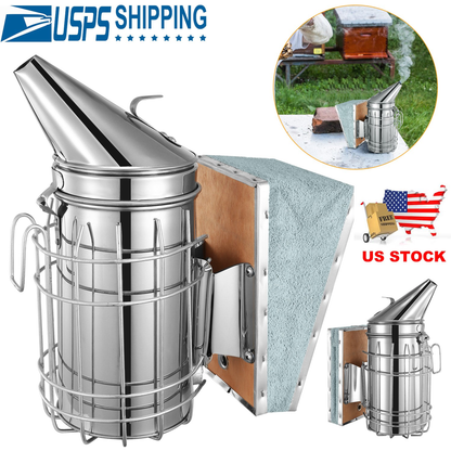 Bee Hive Smoker 11-Inch Heavy Duty Stainless Steel