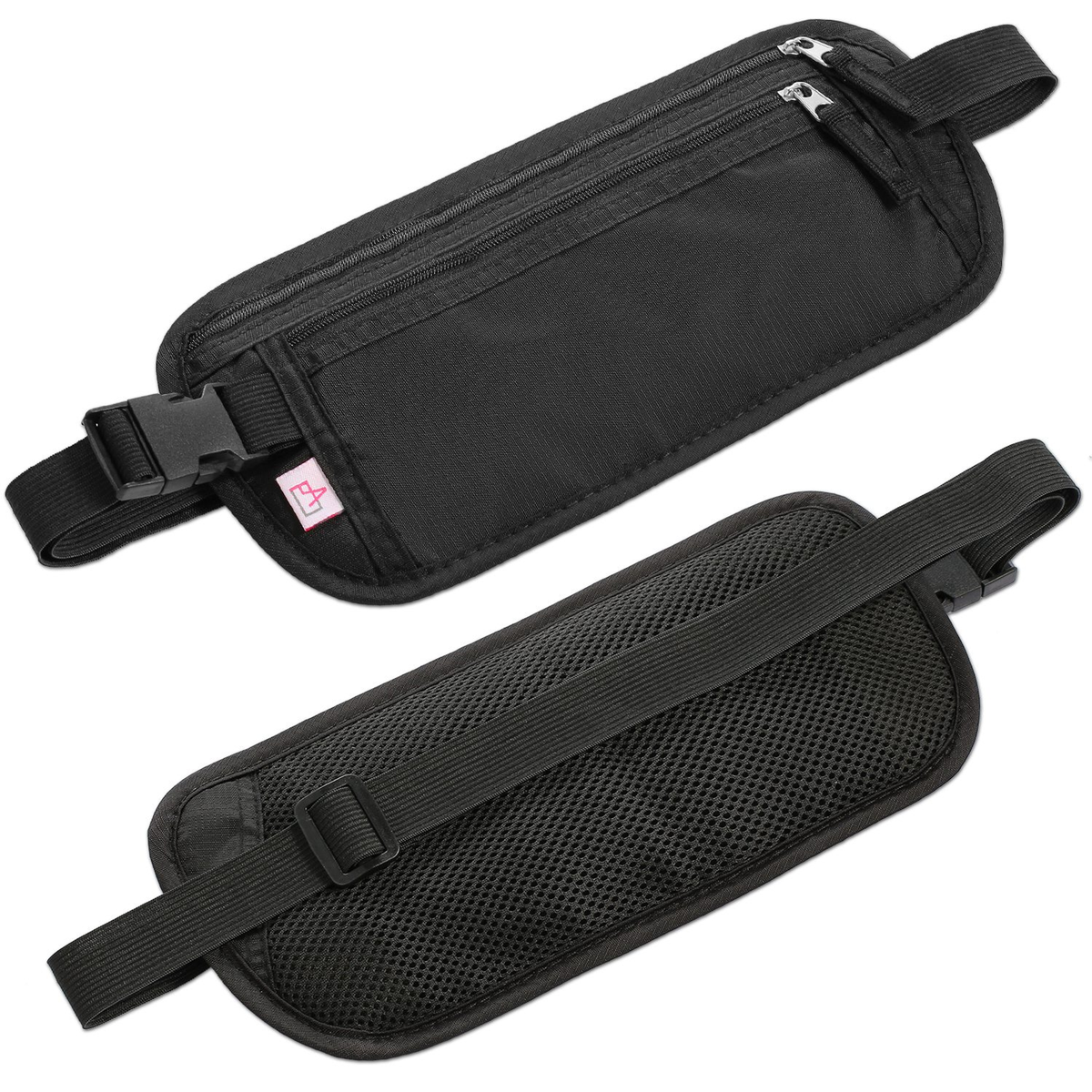 RFID-Blocking Travel Money Belt Waist Bag