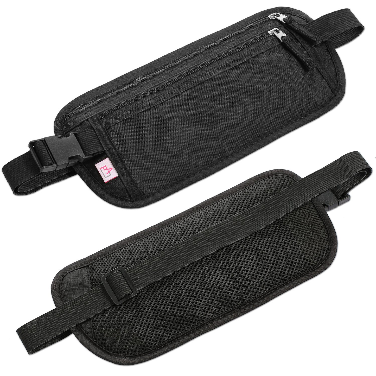 RFID-Blocking Travel Money Belt Waist Bag