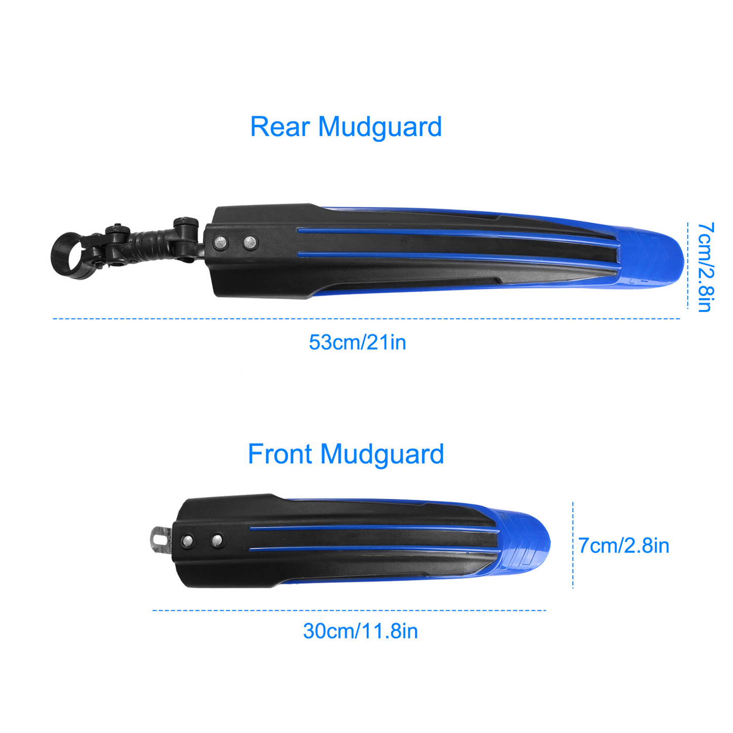 Front and Rear Bicycle Fender Set