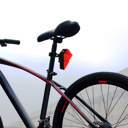Rechargeable Red LED Laser Bike Taillight